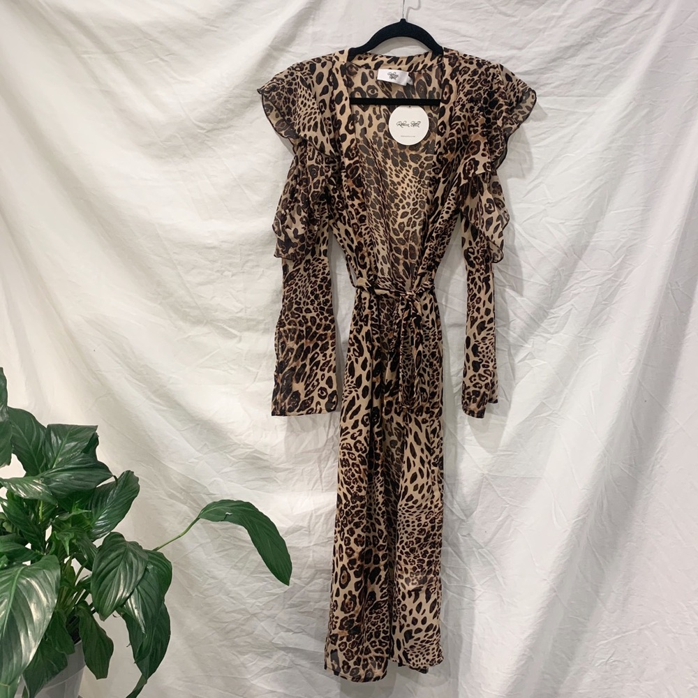 Chiffon maxi beach cover up